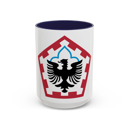 555th Engineer Brigade (U.S. Army) Accent Coffee Mug