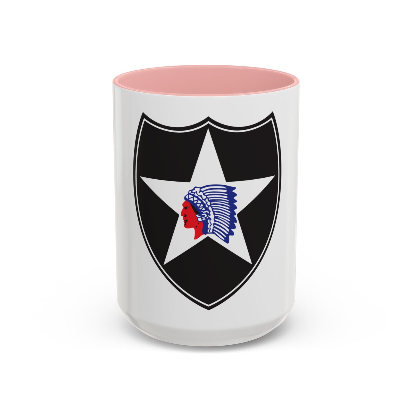 2nd Infantry Division (U.S. Army) Accent Coffee Mug