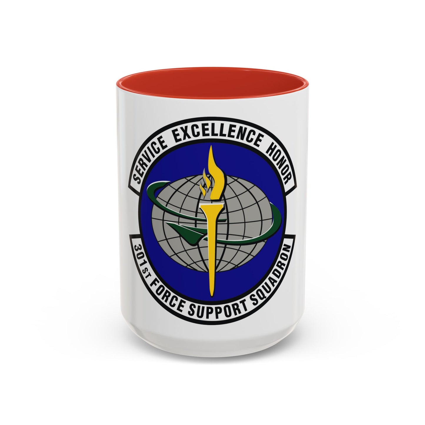 301st Force Support Squadron (U.S. Air Force) Accent Coffee Mug