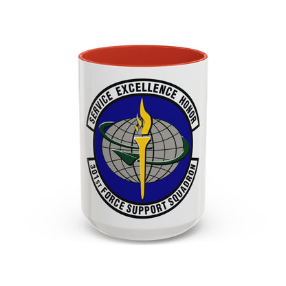 301st Force Support Squadron (U.S. Air Force) Accent Coffee Mug
