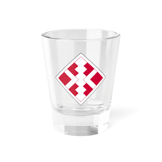 Verre à liqueur de la 411e brigade du génie (armée américaine) 1,5 oz