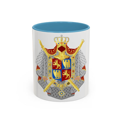 Coat of arms of kingdom Holland King Lodewijk 1808 - Accent Coffee Mug