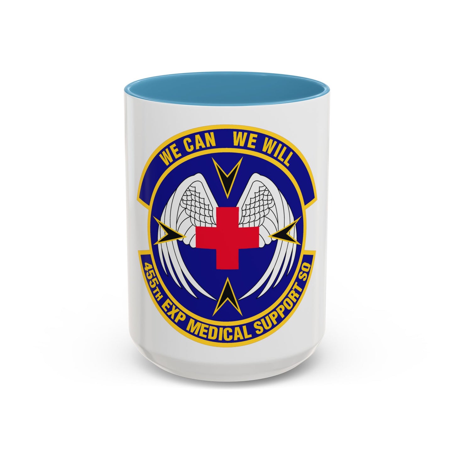 455th Expeditionary Medical Support Squadron (U.S. Air Force) Accent Coffee Mug