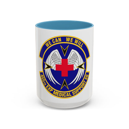 455th Expeditionary Medical Support Squadron (U.S. Air Force) Accent Coffee Mug