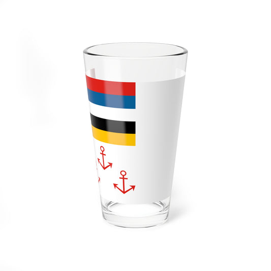 Flag of Chief of Civil Administration of Manchukuo (China) Pint Glass 16oz