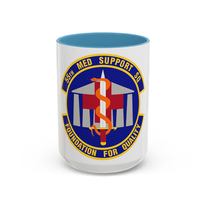 55th Medical Support Squadron (U.S. Air Force) Accent Coffee Mug