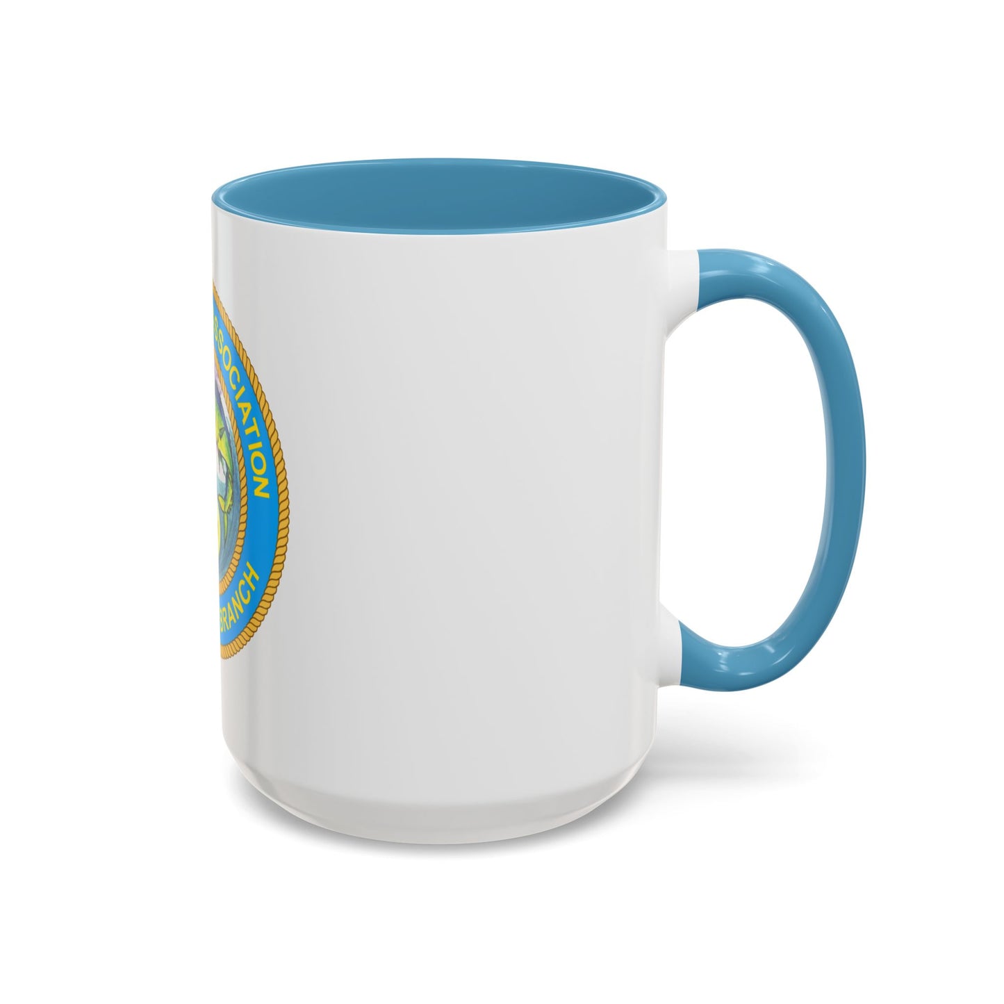 USCG EnlAssocCaribbean Branch (U.S. Coast Guard) Accent Coffee Mug