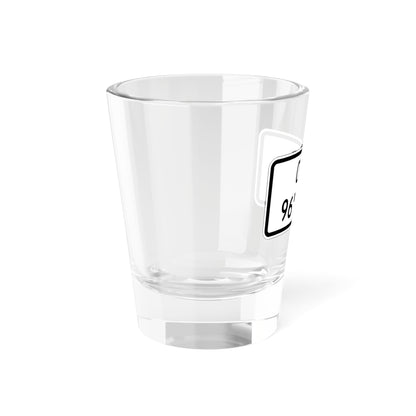 MUTCD-CA R20D-3 (California) (Road Sign) Shot Glass 1.5oz