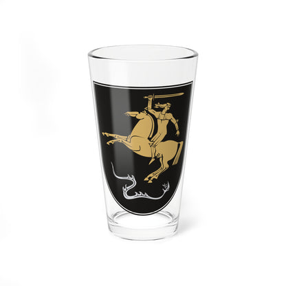 Vadoklių herbas (Lithuania) (Coat of Arms) Pint Glass 16oz