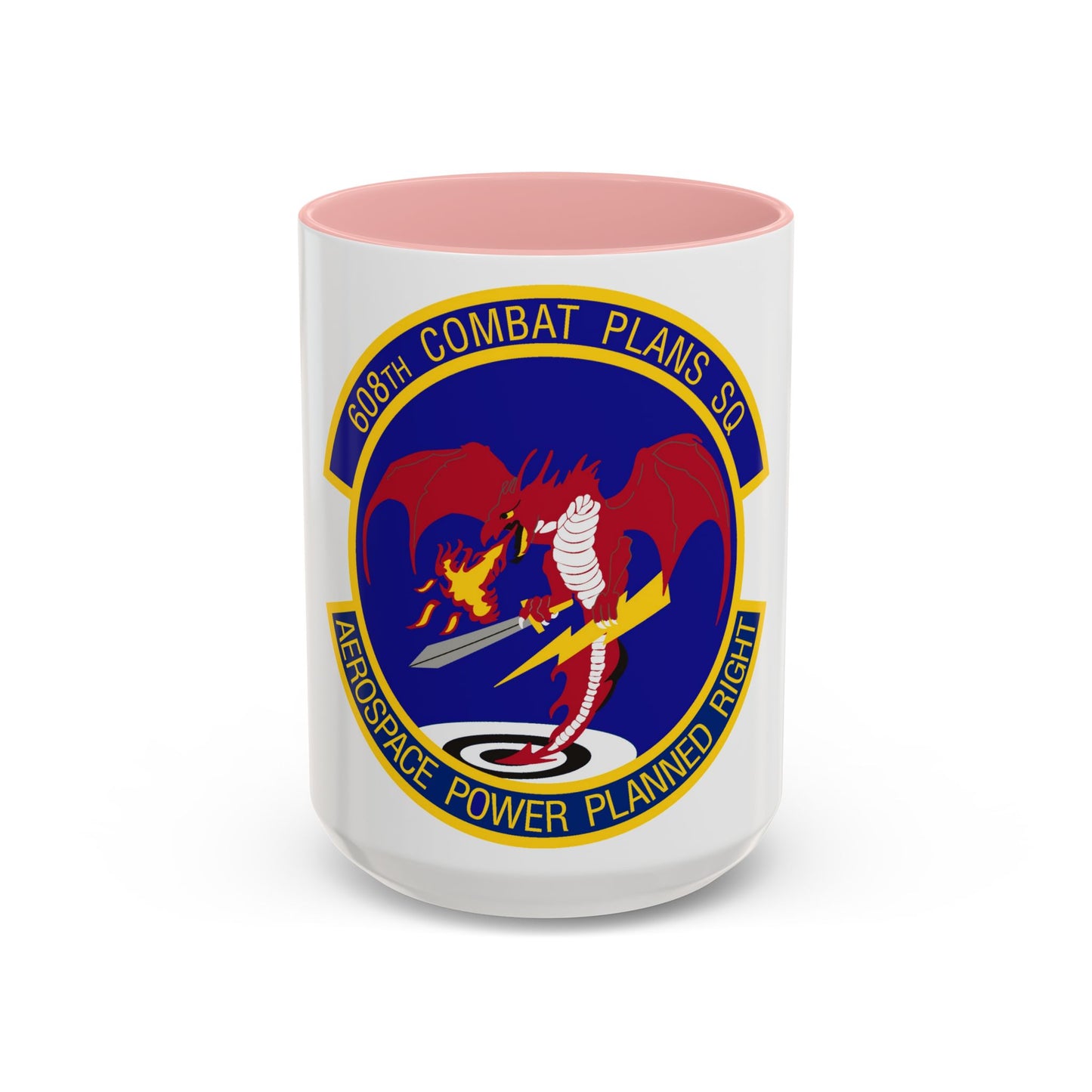 608th Combat Plans Squadron (U.S. Air Force) Accent Coffee Mug