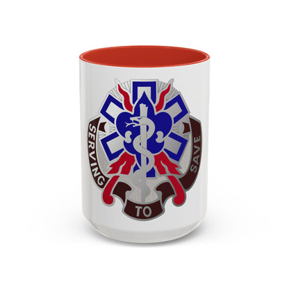 350 Surgical Hospital (U.S. Army) Accent Coffee Mug