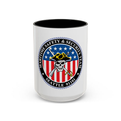 Maritime Safety & Security Team Seattle MSST (U.S. Coast Guard) Accent Coffee Mug