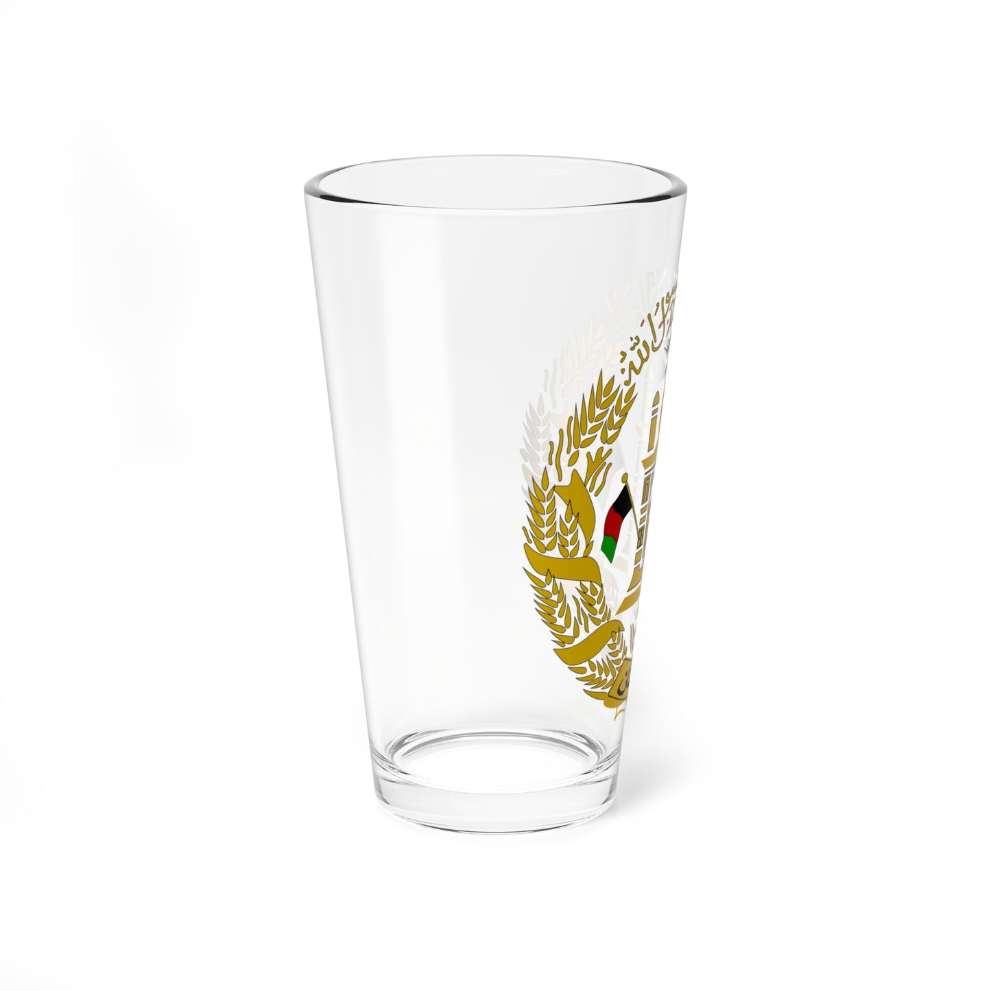 Emblem of Afghanistan 2004-2013 (Afghanistan) (Coat of Arms) Pint Glass 16oz