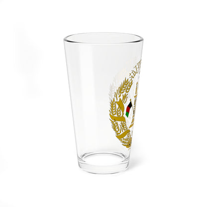 Emblem of Afghanistan 2004-2013 (Afghanistan) (Coat of Arms) Pint Glass 16oz