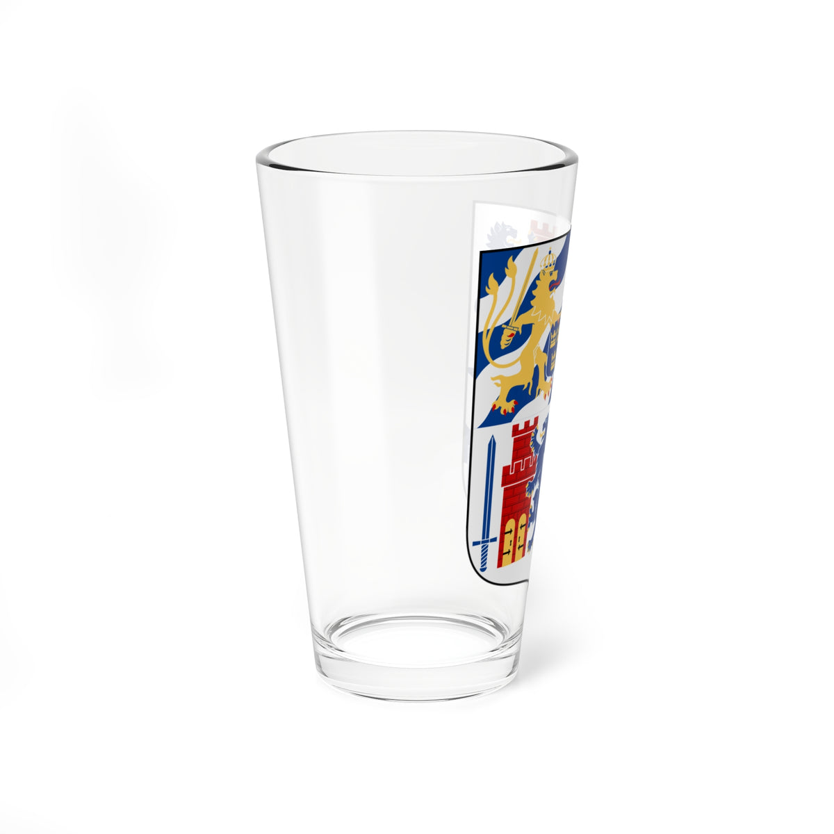 Göteborgs och Bohus läns vapen (Sweden) (Coat of Arms) Pint Glass 16oz