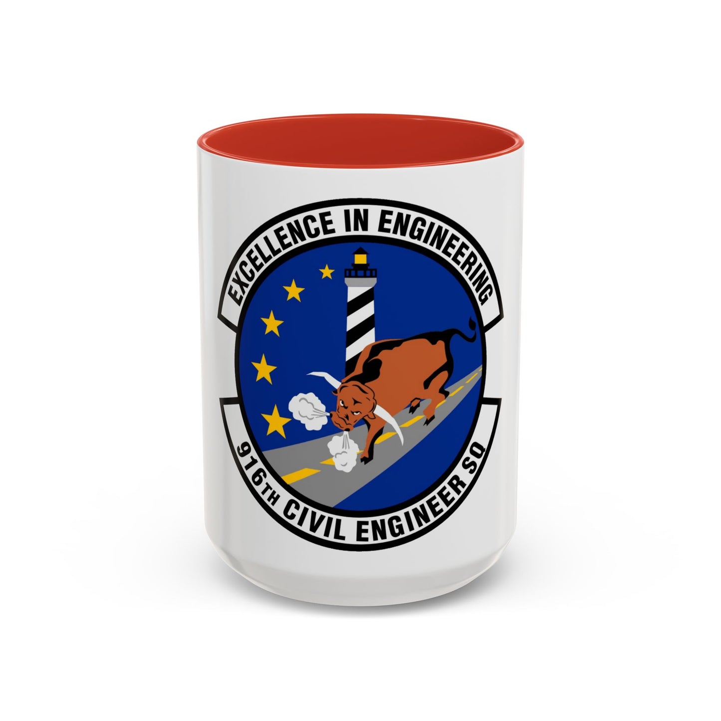 916th Civil Engineer Squadron (U.S. Air Force) Accent Coffee Mug