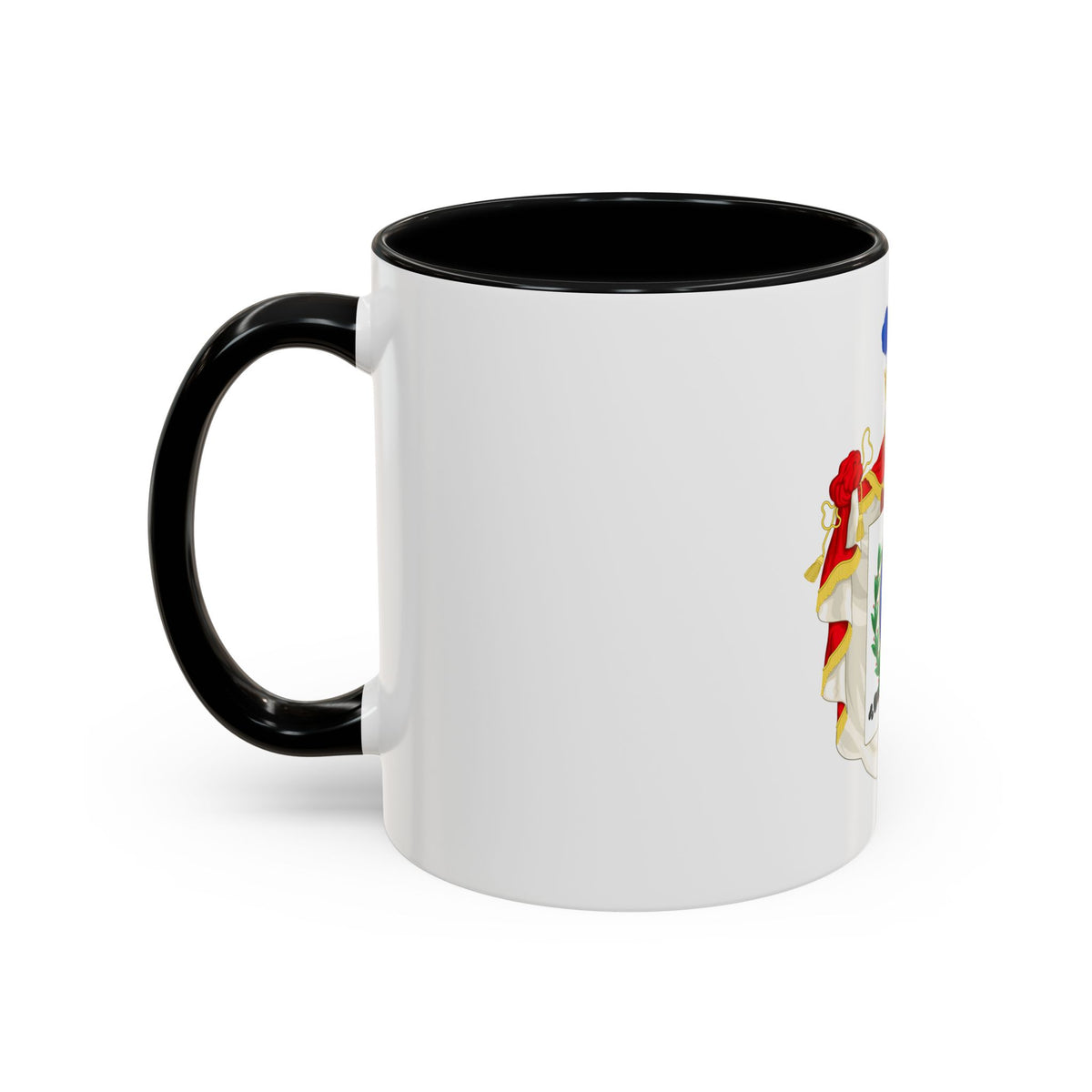 Ornamented Coat of Arms of Chile (1819-1834) Cerro Castillo Version - Accent Coffee Mug