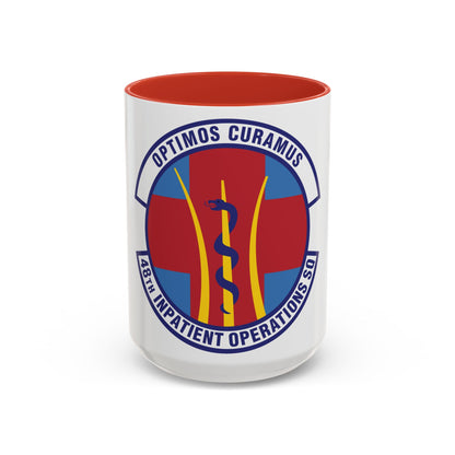 48th Inpatient Operations Squadron (U.S. Air Force) Accent Coffee Mug