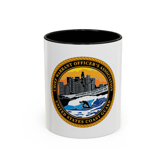 USCG CWO Assoc Surfer (U.S. Coast Guard) Accent Coffee Mug