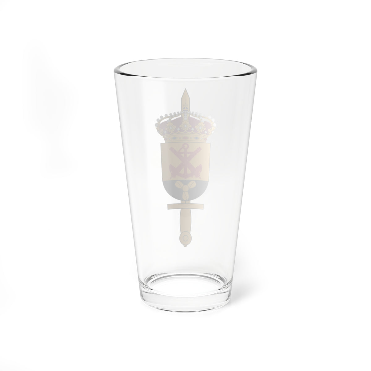 Muskö örlogsvarv vapen (Sweden) (Coat of Arms) Pint Glass 16oz