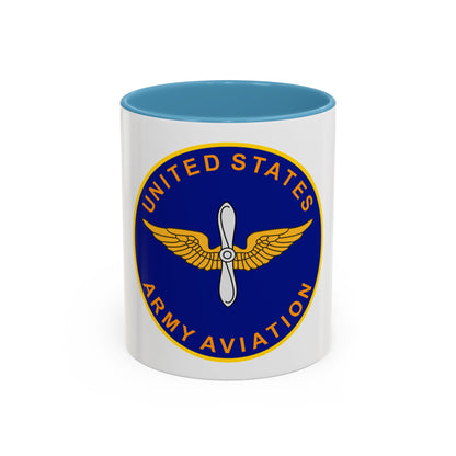 United States Aviation Branch (U.S. Army) Accent Coffee Mug
