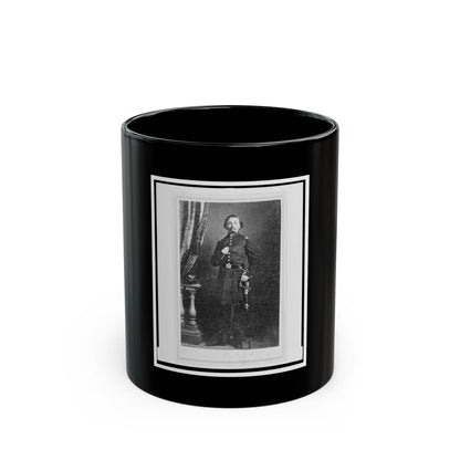 Captain Frederick Ludwig (Lodewig), Union Officer In The 32nd Indiana Regiment, Full-Length Portrait, Facing Front (U.S. Civil War) Black Coffee Mug