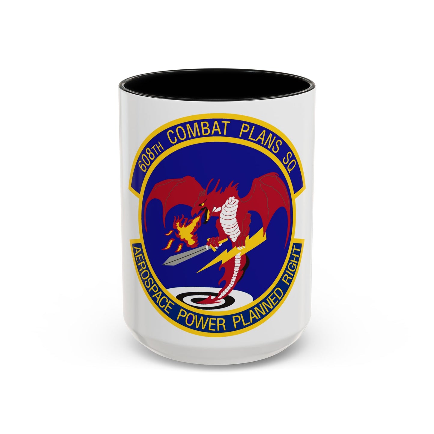 608th Combat Plans Squadron (U.S. Air Force) Accent Coffee Mug