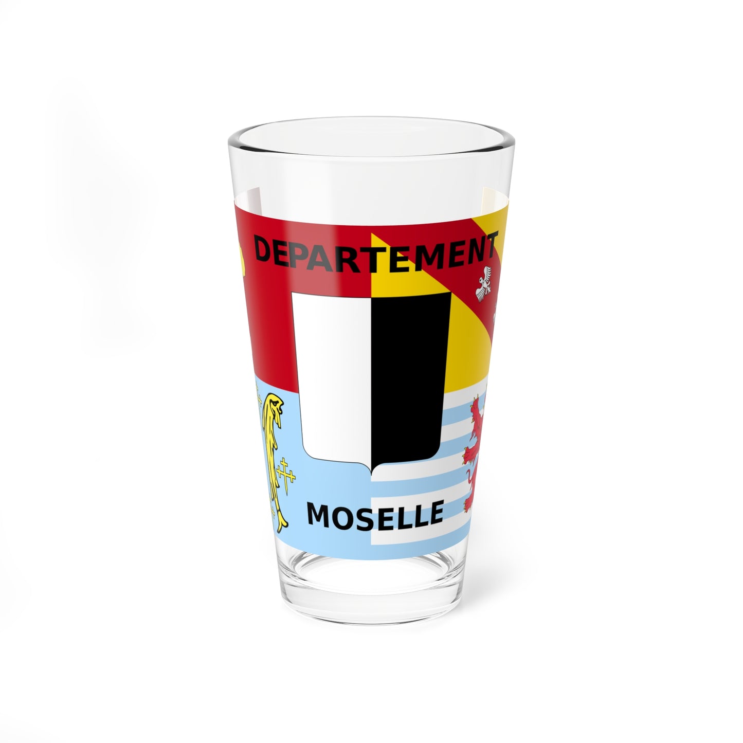 Flag of the Department of Moselle (France) Pint Glass 16oz