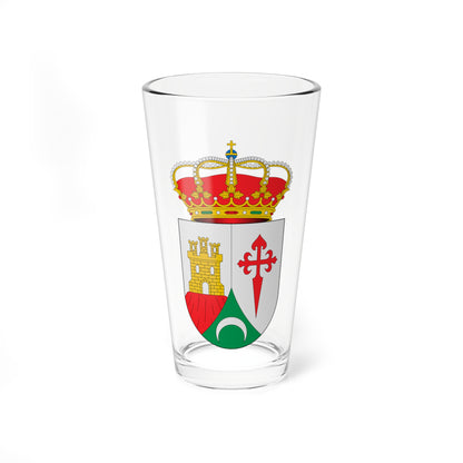 Escudo de Alhambra Ciudad Real (Spain) (Coat of Arms) Pint Glass 16oz
