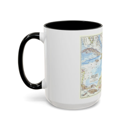 West Indies (1954) (Map) Accent Coffee Mug
