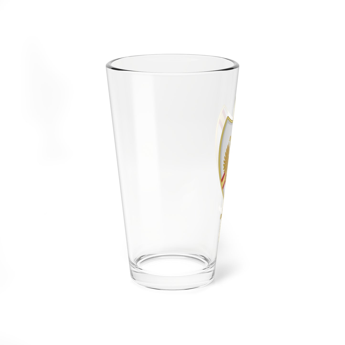 Emblem of White Émigré Volunteers Spanish Civil War (Russia) (Coat of Arms) Pint Glass 16oz