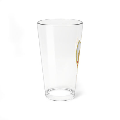 Emblem of White Émigré Volunteers Spanish Civil War (Russia) (Coat of Arms) Pint Glass 16oz