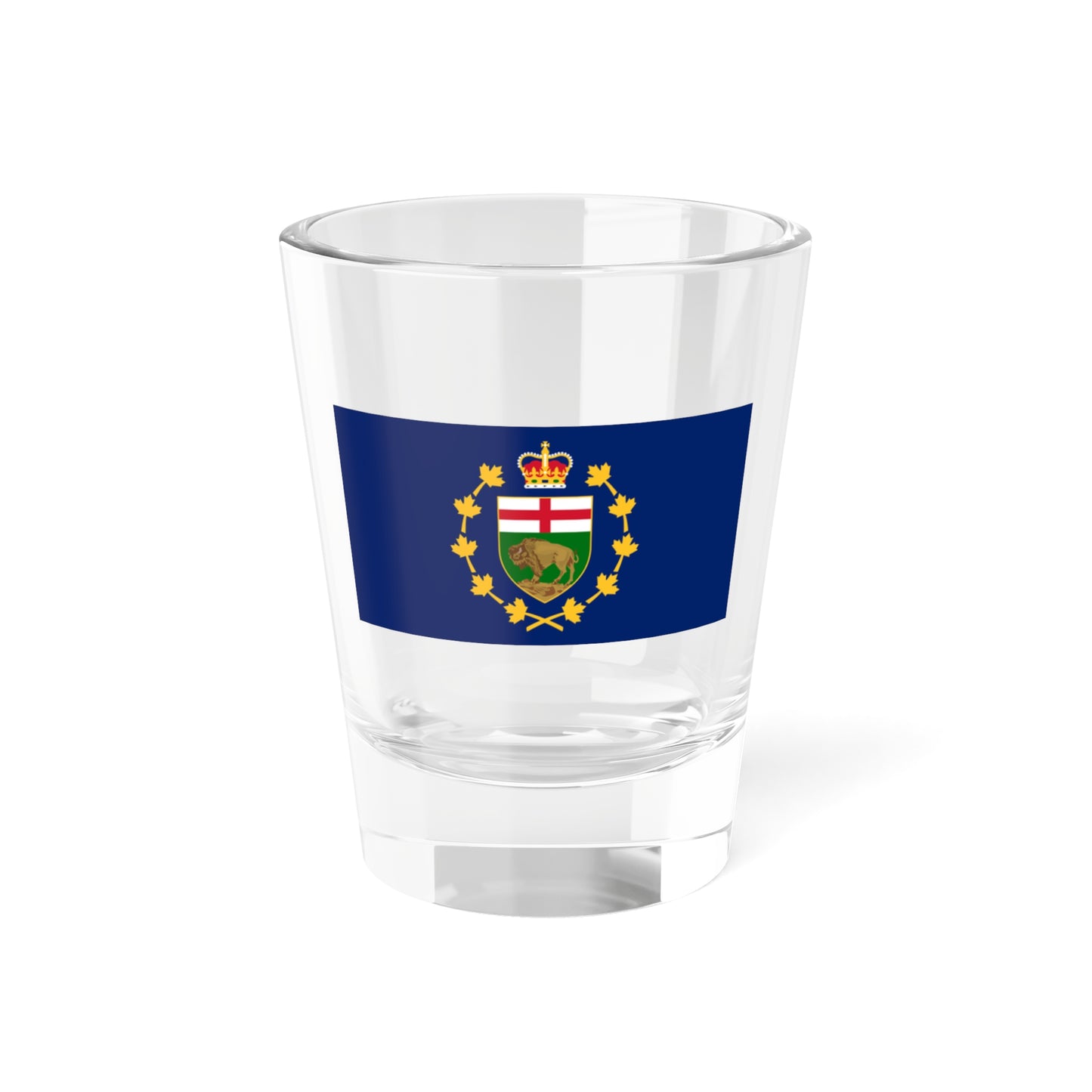 Flag of the Lieutenant-Governor of Manitoba (Canada) Shot Glass 1.5oz