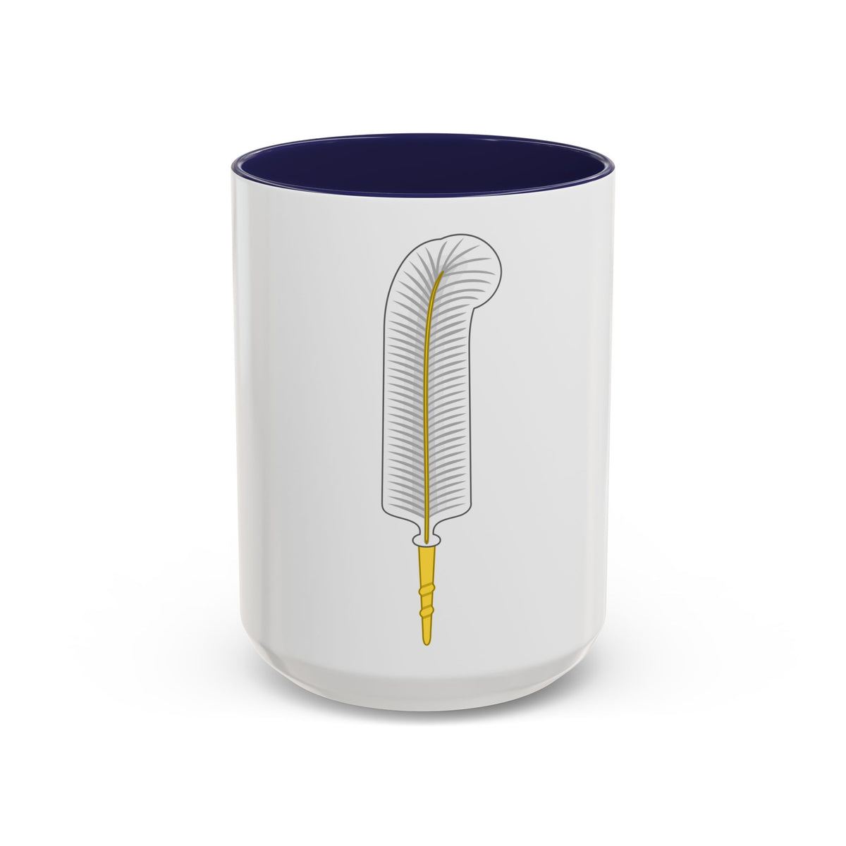 Ostrich Feather Badge - Accent Coffee Mug