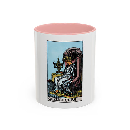 The Queen of Cups (Tarot Card) Accent Coffee Mug