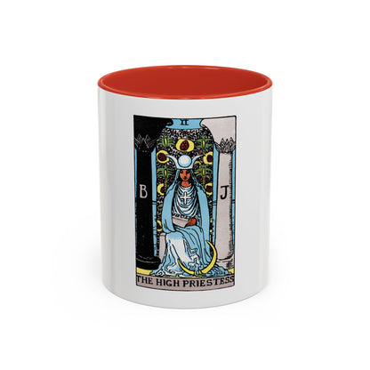 The High Priestess (Tarot Card) Accent Coffee Mug