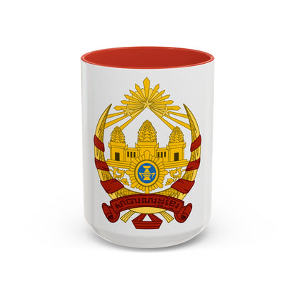 Coat of arms of the Khmer Republic - Accent Coffee Mug