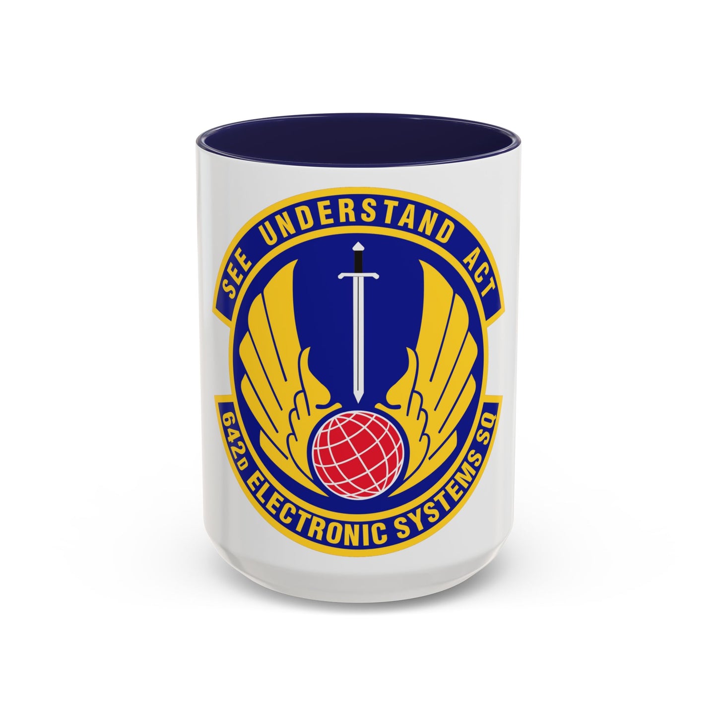 642d Electronic Systems Squadron (U.S. Air Force) Accent Coffee Mug