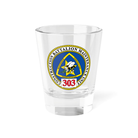 CBMU 303 (U.S. Navy) Shot Glass 1.5oz