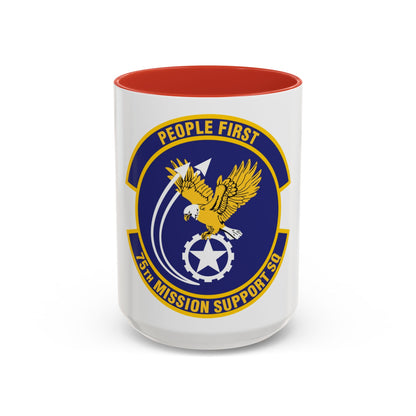 75th Mission Support Squadron (U.S. Air Force) Accent Coffee Mug