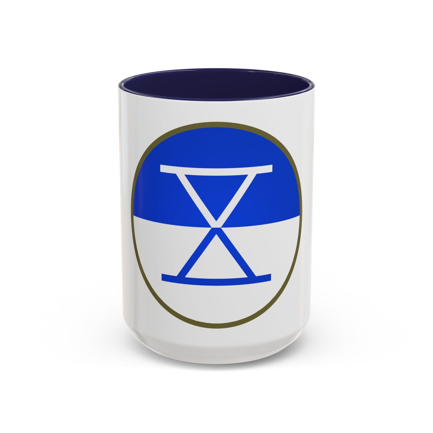 X Corps (U.S. Army) Accent Coffee Mug