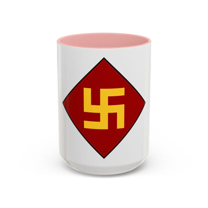 Patch of the 45th Infantry Division 19241939 (U.S. Army) Accent Coffee Mug