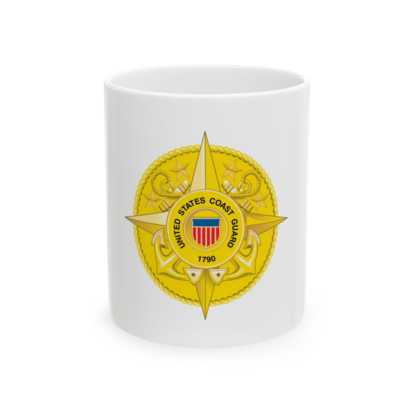 Commandant Staff (U.S. Coast Guard) White Coffee Mug