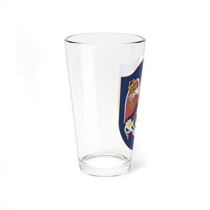 Coat of arms of Ulaanbaatar Mongolia (Mongolia) (Coat of Arms) Pint Glass 16oz