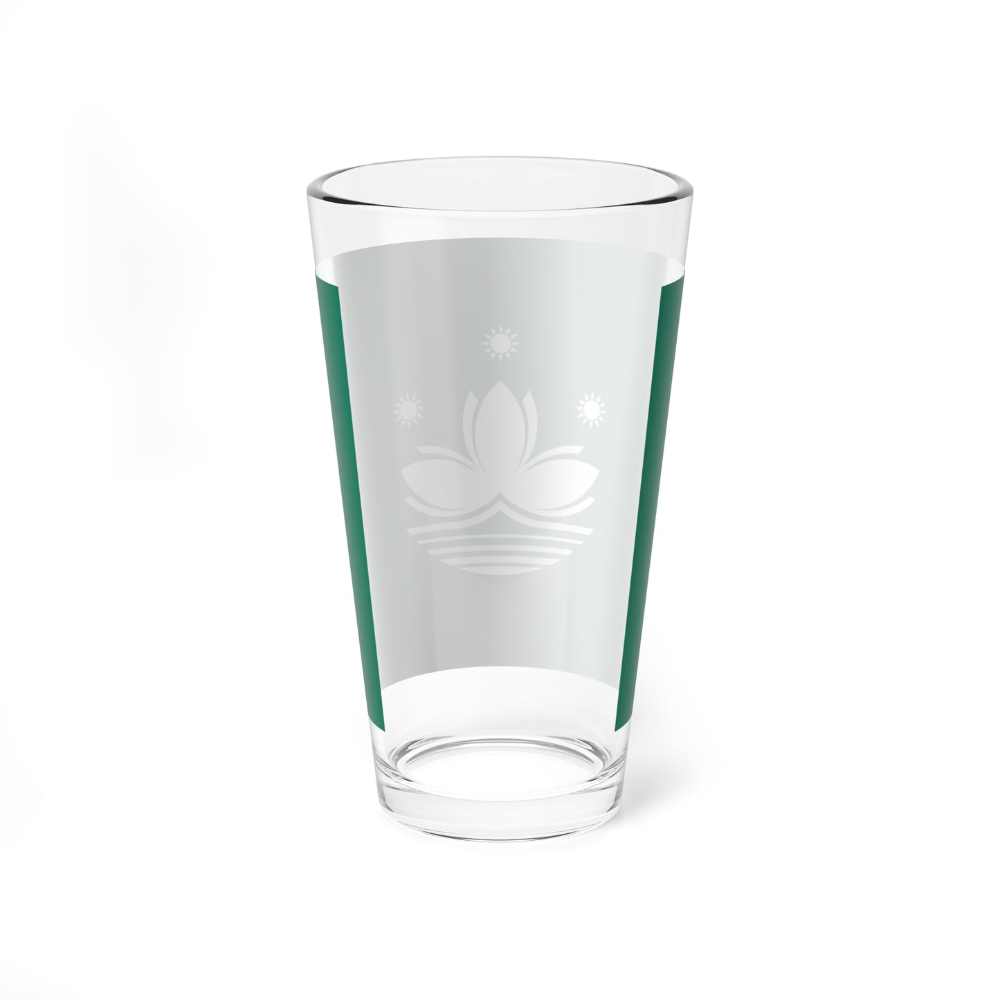 Flag of Macau Special Administrative Region of the Republic of China (China) Pint Glass 16oz