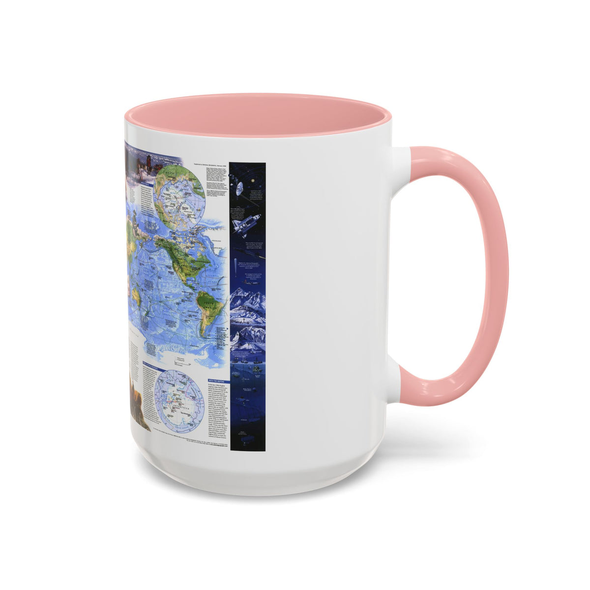 World Map - Exploration (1998) (Map) Accent Coffee Mug