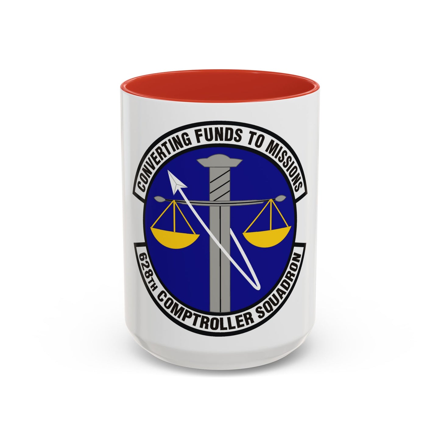 628th Comptroller Squadron (U.S. Air Force) Accent Coffee Mug