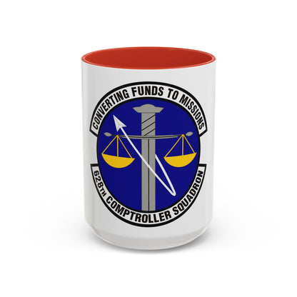 628th Comptroller Squadron (U.S. Air Force) Accent Coffee Mug