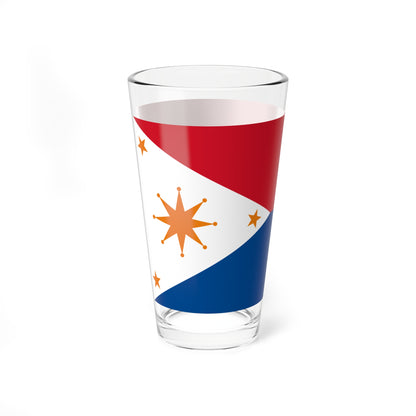 War Flag of Negros Republic Pint Glass 16oz