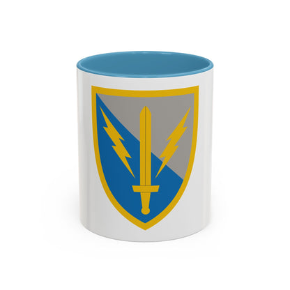 201st Expeditionary Military Intelligence Brigade (U.S. Army) Accent Coffee Mug